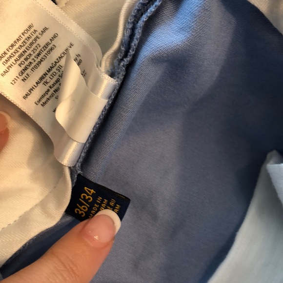 Men’s Polo Ralph Lauren Baby Blue Pants 36/34 - Picture 5 of 5